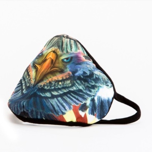 Made In USA  Washable Breathable Eagle Face Mask - Picture 2 of 7